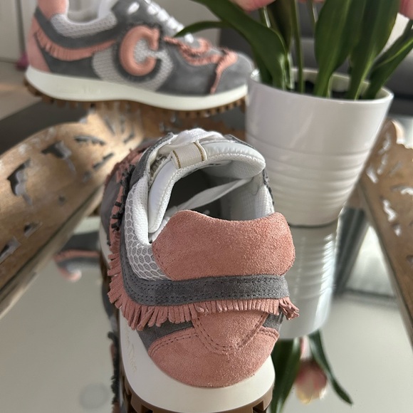 Dior sneaker-grey and punk suede - Picture 6 of 8